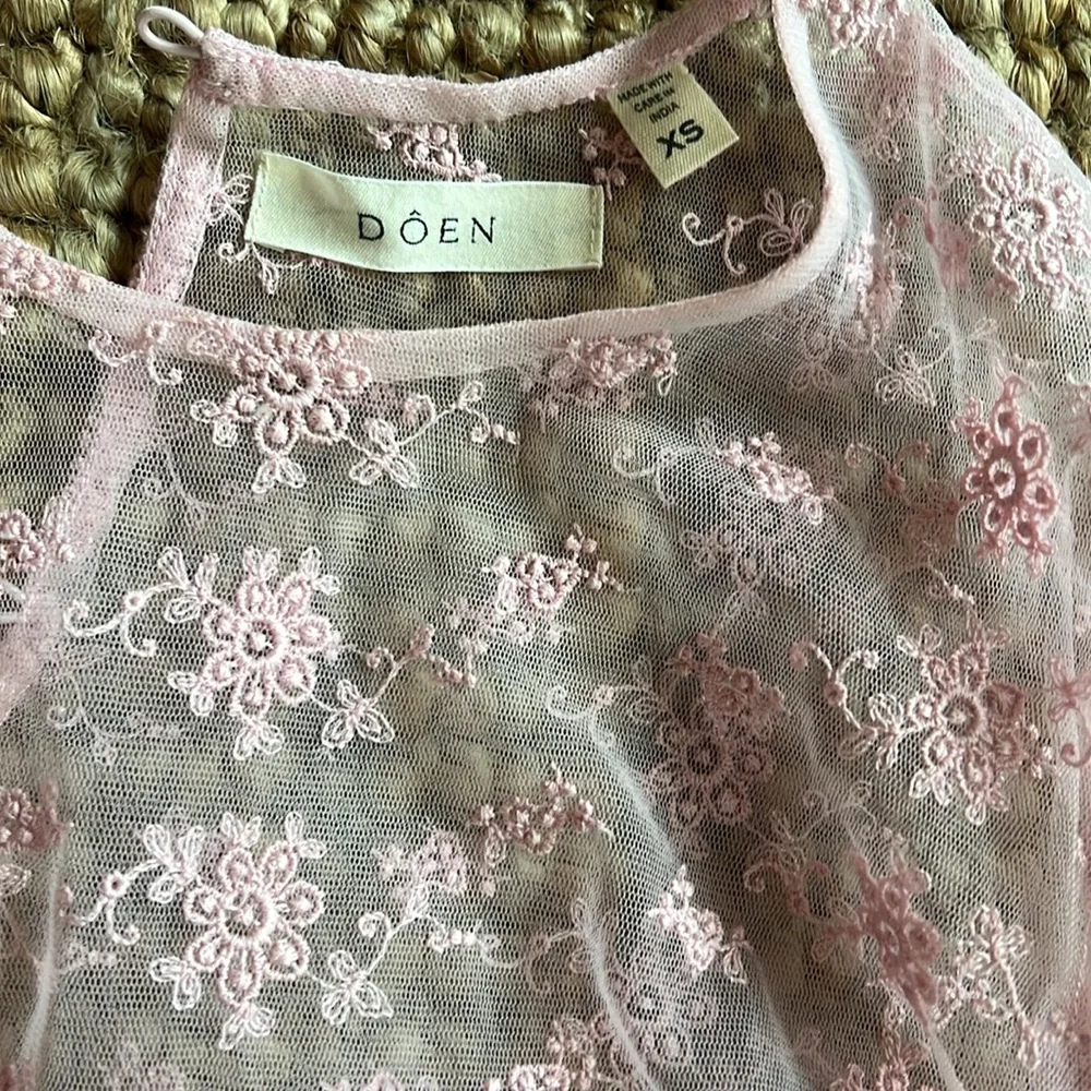 Doen Pink Lace Maxi Dress - Picture 3 of 8
